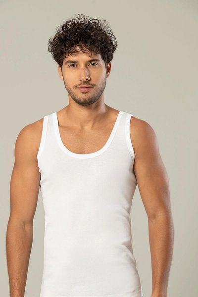 Erdem Men's Classic Strappy Athlete 1113 - 6 Pieces Combed Economic