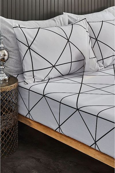 Sdream Fitted Sheet Set - Cotton |   Pillowcases |   Single-Double-Battal