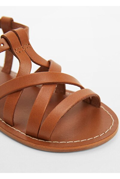 MANGO Baby Strappy leather sandals