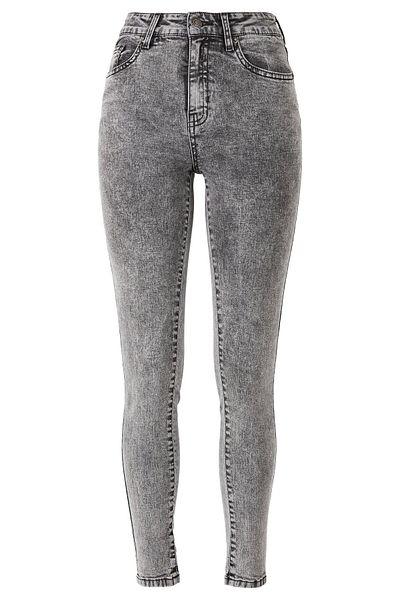 Urban Classics Damen Bayan Yüksek Bel Skinny Jeans