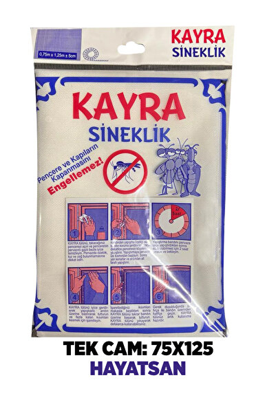 HYT HAYATSAN - Sineklik Tek cam + yapıştırıcı bant - ölçü: 75x125