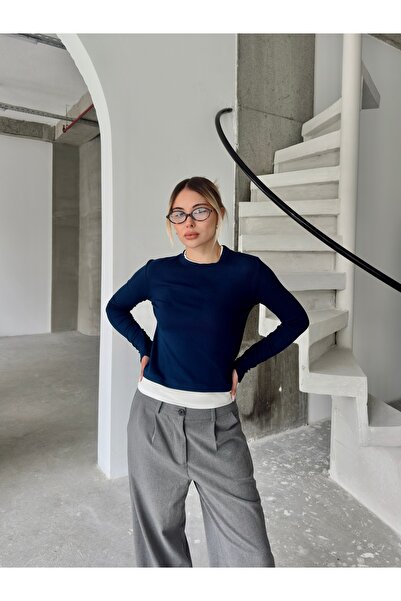 Lorenzo Kadın Garnili Parmak Geçmeli Yumuşak Dokulu Body