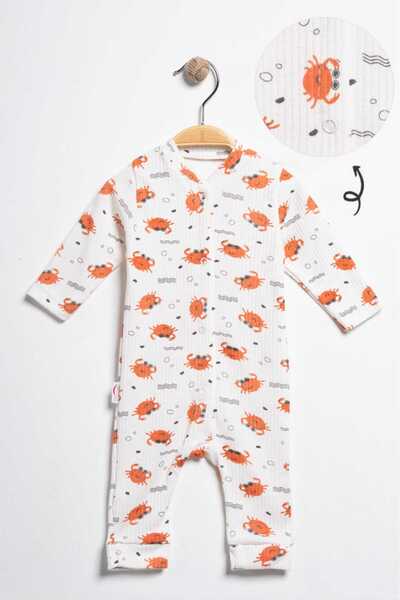 BİGÜMEX طقم رومبير منقوش للأطفال حديثي الولادة