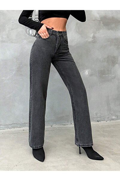 Noxter DÁMSKÉ ROVNÉ KOUŘENÉ KALHOTY S VYSOKÝM PASEM