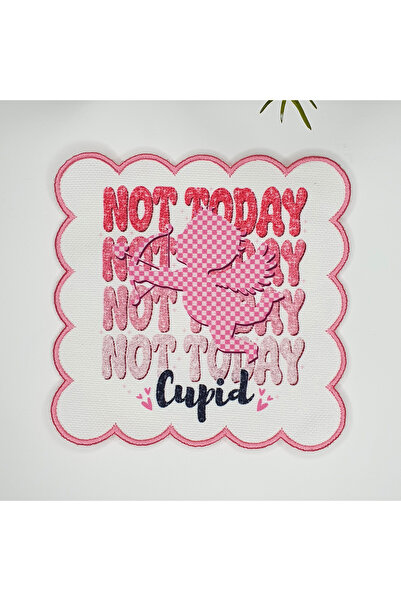 decofav Не сьогодні Коктейльна серветка з вишивкою у вигляді ангела на тему к...