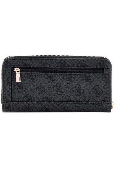 Guess Eco Brenton Slg Lrg Zip Around Women's Anthracite Wallet Swbg8390146-Clo