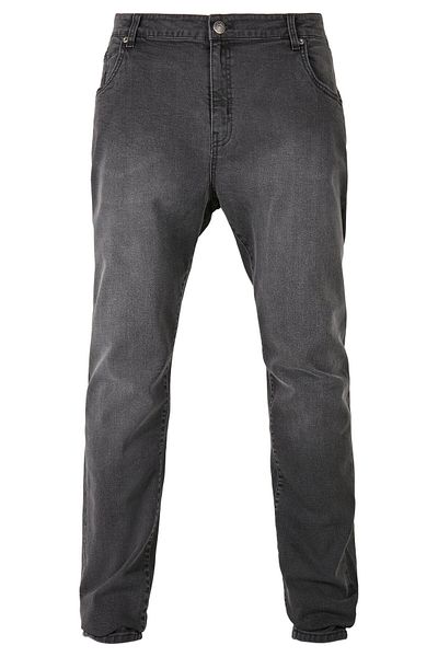 Urban Classics Herren Jeans mit geradem Bein und Reißverschluss