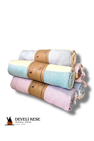 Develi 1 Piece Bamboo-Cotton Bathroom Beach Pancakes - Plum (Purple) Develikese