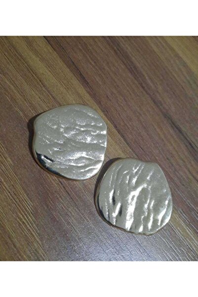 İMREN AKSESUAR Z.A.R.A Moda İMREN3 - Buton de dimensiuni mari de culoare aurie, (2 butoane pentru haină/jachetă/vestă/rochie 4 cm)