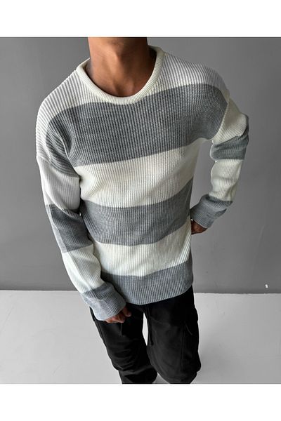 elkumoda Πλεκτό πουλόβερ από φυσικό βαμβάκι, χωρίς χνούδι, άνετο και κομψό σχέδιο