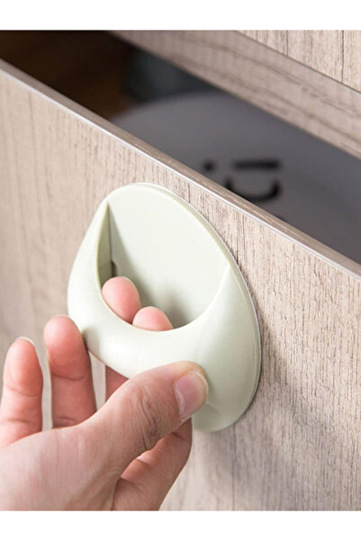 Mode Cool Multi-Purpose Self-Adhesive Cabinet Drawer Plastic Handle for Wardrobe Cabin Toilet Lid