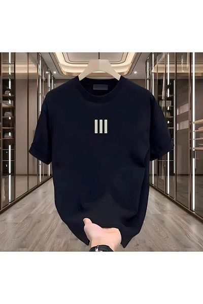 qubo sportswear & company Tricou cu mânecă scurtă, unisex, oversize, din bumbac, cu decolteu rotund