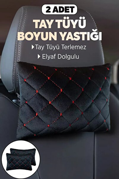 AYAZGRUP Pachet de 2 perne ortopedice de lux pentru călătorii auto cu puf de măgar