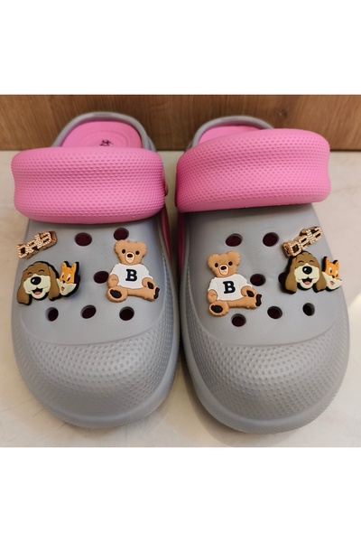 Akınal Bella AKINAL BELLA DOLGU TABANLI AYICIKLI TAM ORTOPEDİK TERLİK KADIN