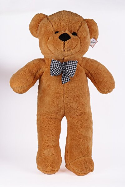 junibee Hediyelik Papyonlu Yumuşak Peluş Ayıcık (%100 YERLİ ÜRETİM)