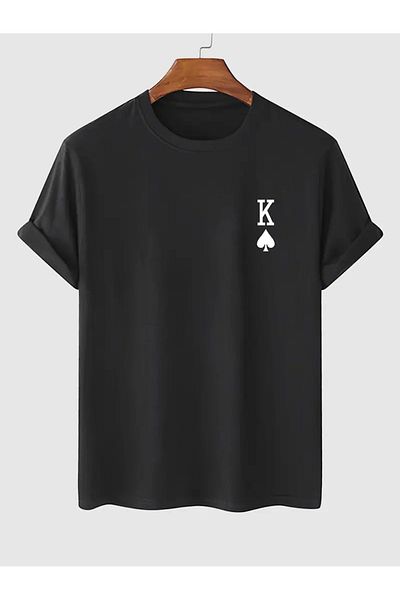 qubo sportswear & company Tricou cu mânecă scurtă, unisex, oversize, din bumbac, cu decolteu rotund