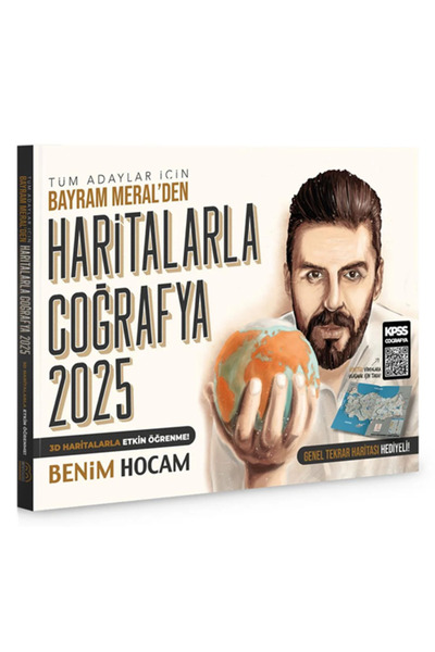 Benim Hocam Yayınları Benim Hocam 2025 KPSS MEB-AGS TYT AYT Haritalarla Coğra...