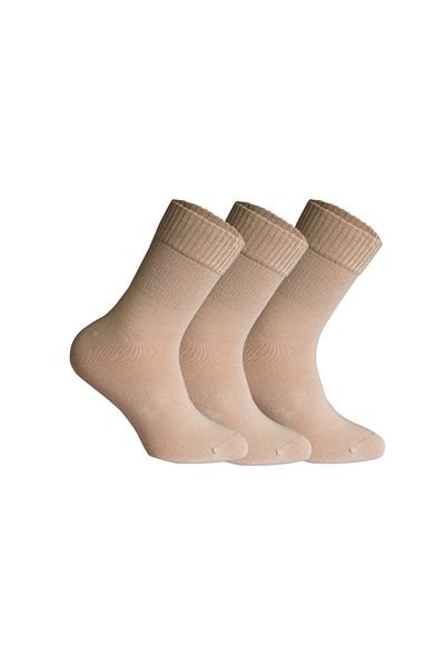 LOVE RAİN FASHİON Comfort Series 3-Piece Unisex Bamboo Organic Diabetic Daily Socks