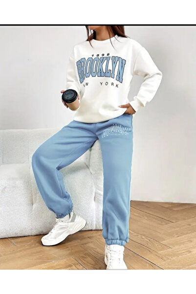 bellanova Printed Swetsher Tracksuit Bottom Top Set