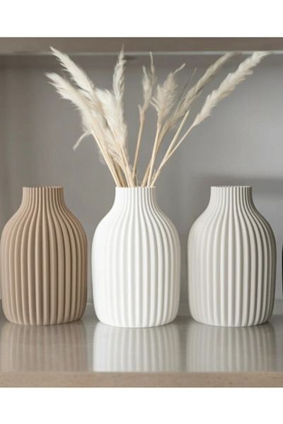 3D Brothers Chic Home Furniture Decor Vase for Modern House Decor Living Room Kitchen Bedroom Dining Table