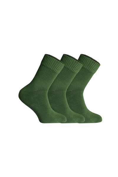 LOVE RAİN FASHİON Comfort Series 3-Piece Unisex Bamboo Organic Diabetic Daily Socks
