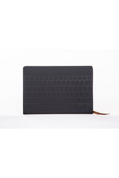 MUKKO HOME Copertă din piele groasă Tastatură cu model A5 Caiet cu rigle negru