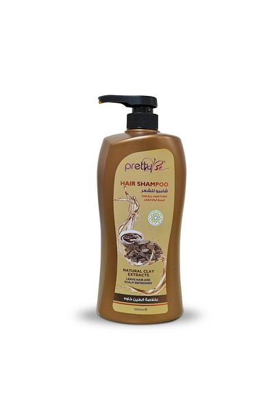 Pretty Pretty Bee Natural Clay Shampoo for All Hair Types, 1000ml