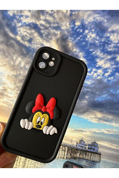 Tasarım Iphone 11 Uyumlu Kabartmalı Figürlü Silikon Kılıf