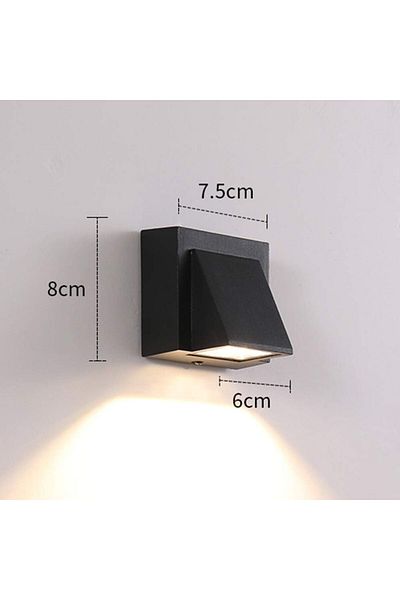 A F N LIGHTING AFN LIGHTINGS LED Wall Light, Indoor/Outdoor Step Down Light Fixture, Pack of 4