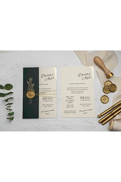 BASKIYERİ 50 Adet Ekonom Davetiye