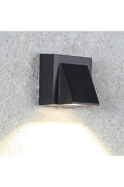 A F N LIGHTING AFN LIGHTINGS LED Wall Light, Indoor/Outdoor Step Down Light Fixture, Pack of 4