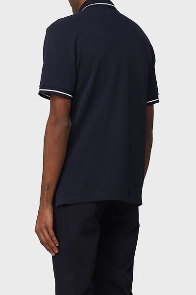 Armani Exchange Με λογότυπο 100% βαμβακερό μπλουζάκι πόλο με λεπτή εφαρμογή Ανδρικό μπλουζάκι με γιακά POLO 8NZFFM ZJ5DZ 1510