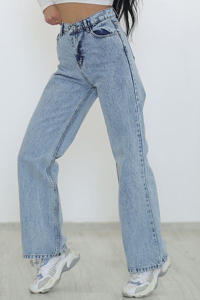 LİMABEL Mystery Milano (Love) My Liza 90's Valencia Snow Wash Lycra albastru deschis Super Extra High (NOU JEAN)