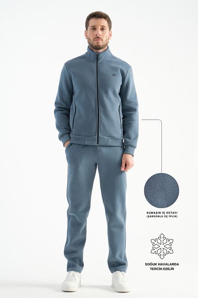 Shooter Deluxe Winter Forest Green Ανδρική φόρμα με λεπτομέρεια ραφής κανονική εφαρμογή