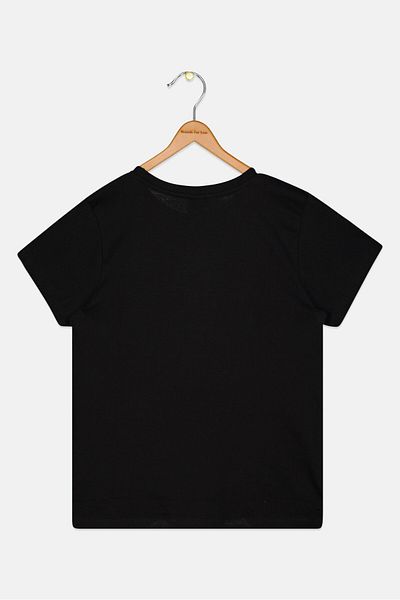 Marvel Kids Boy Deadpool Print Short Sleeve T-Shirt, Black