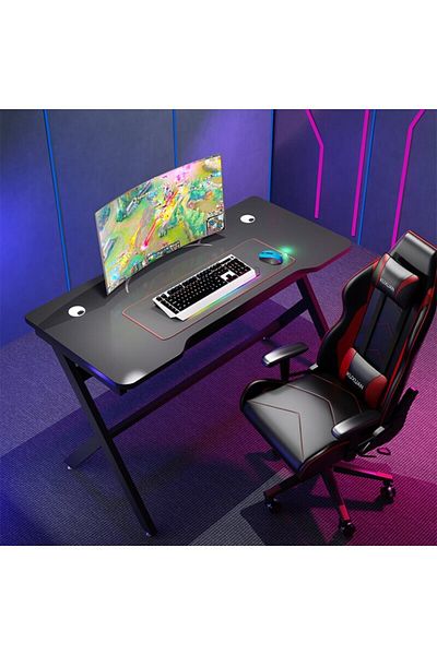 1st Y-Shaped MDF Gaming Table 140cm - Black