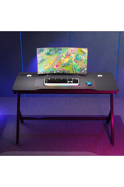 1st Y-Shaped MDF Gaming Table 140cm - Black