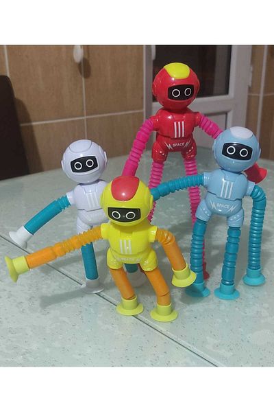 Game Telescopic Astronaut Vacuum Flexible Fun Activity Toy (1 Pcs Random Color)