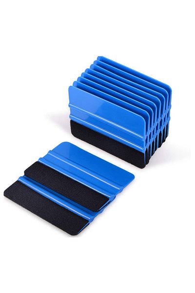 Choice 2pcs Car Vinyl Wrap Film Squeegee Scraper Foil Wrapping Suede Felt Scraper Auto Car Styling Sticker