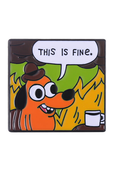 Choice دبوس مينا XZ2415 "هذا ليس جيدًا" - دبوس طية صدر مخصص على شكل كلب قزم ن...