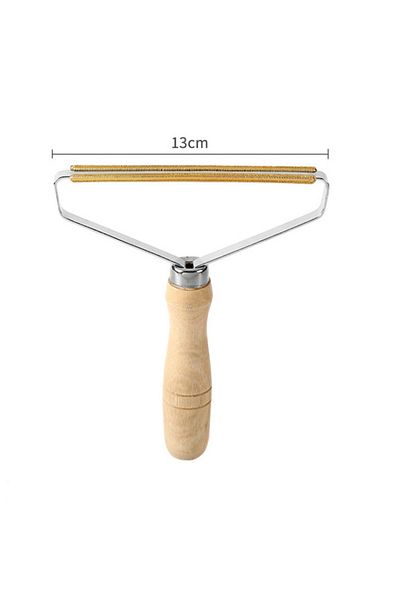 Choice Wood Portable Lint Remover Pet Hair Remover Brush Manual Lint Roller Sofa Clothes Cleaning Lint Brus