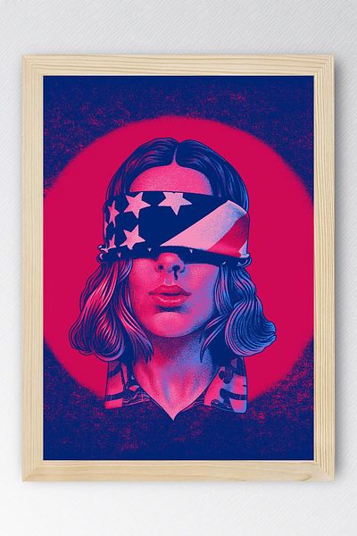 Saturn Stranger Eleven Things Framed Painting - Tv Series Poster Painting