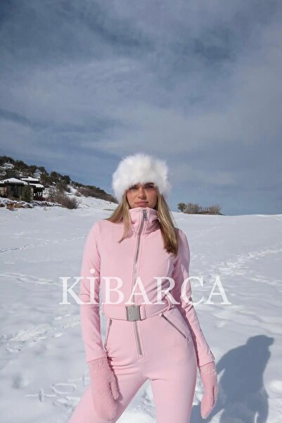 kibarca Trend White Winter Fur Russian Heart Long Hairy Plush Hat