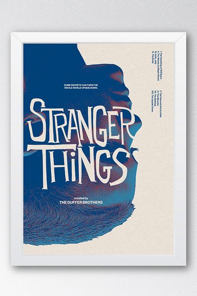 Saturn Stranger Things Pictură înrămată - Poster de serie