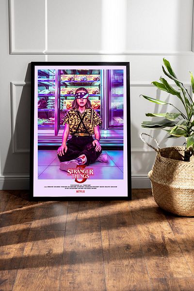 Saturn Stranger Things Eleven Pictură înrămată - Poster de serie
