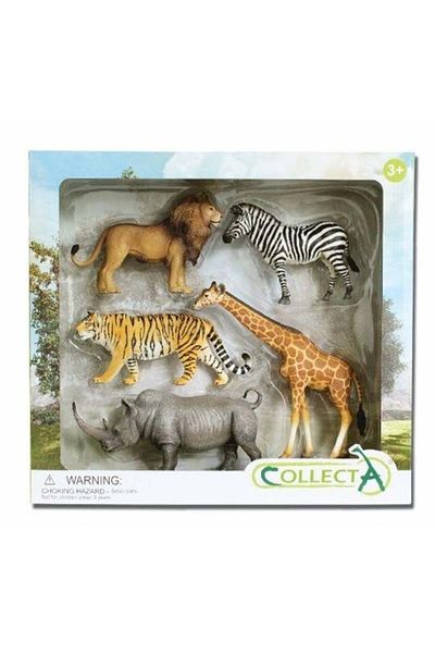 Collecta Set of 5 hand-painted figurines Animals from the African Savanna