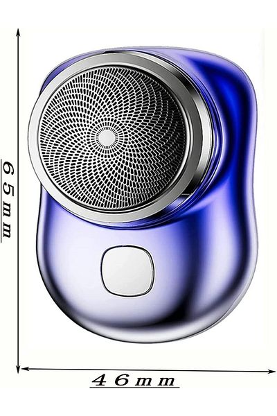 AWH Electric Razor for Men, Mini Portable USB Rechargeable Shaver, Wet & Dry, One-Button Use for Travel
