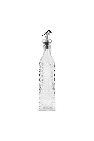 Karaca Daisy Glass Square Oil Pot 500 ml Transparent