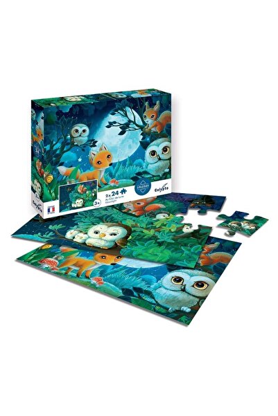 Sentosphere Cardboard puzzle 2 x 24 pieces - In the moonlight