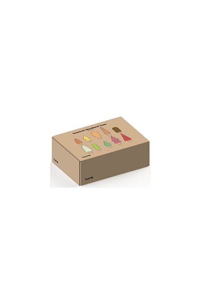 TickiT Set of 10 wooden trees for educational activities